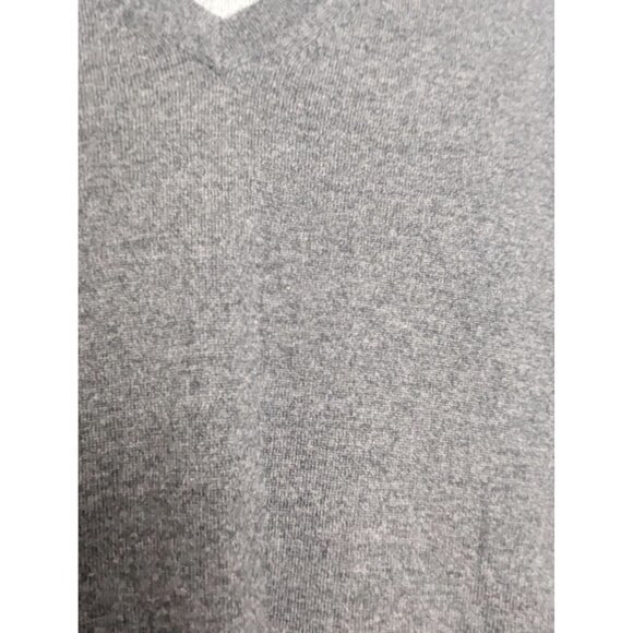 Nordstrom Men's Shop Merino Wool V-Neck Grey Sweater Vest XL - Picture 2 of 5